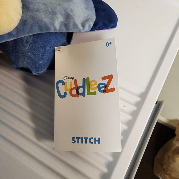 Disney Sleeping Stitch Plush Jumbo 24" Holiday Elf Pajamas Cuddleez Pillow - Picture 10 of 11